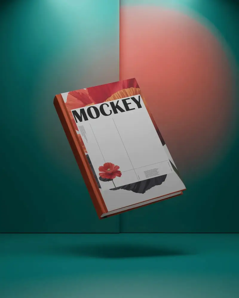 realistic-floating-book-mockup-for-premium-hardcover-publishing-presentations