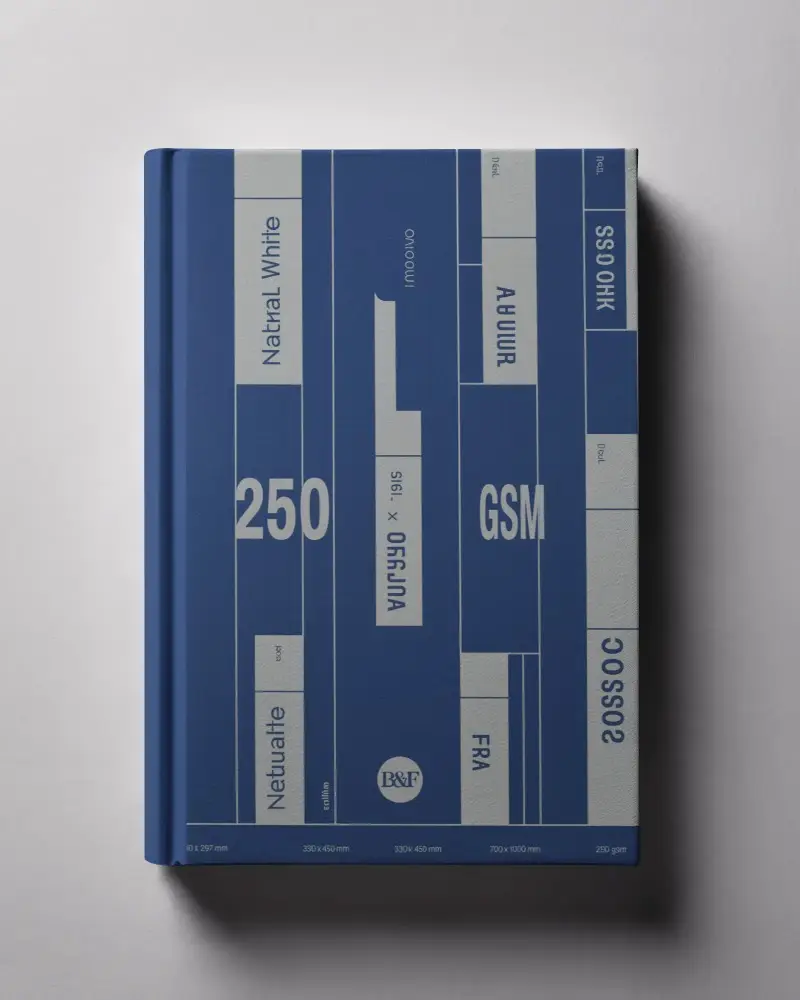 Blank Hardcover Book Mockup Top View Minimalist Design Photo Realistic