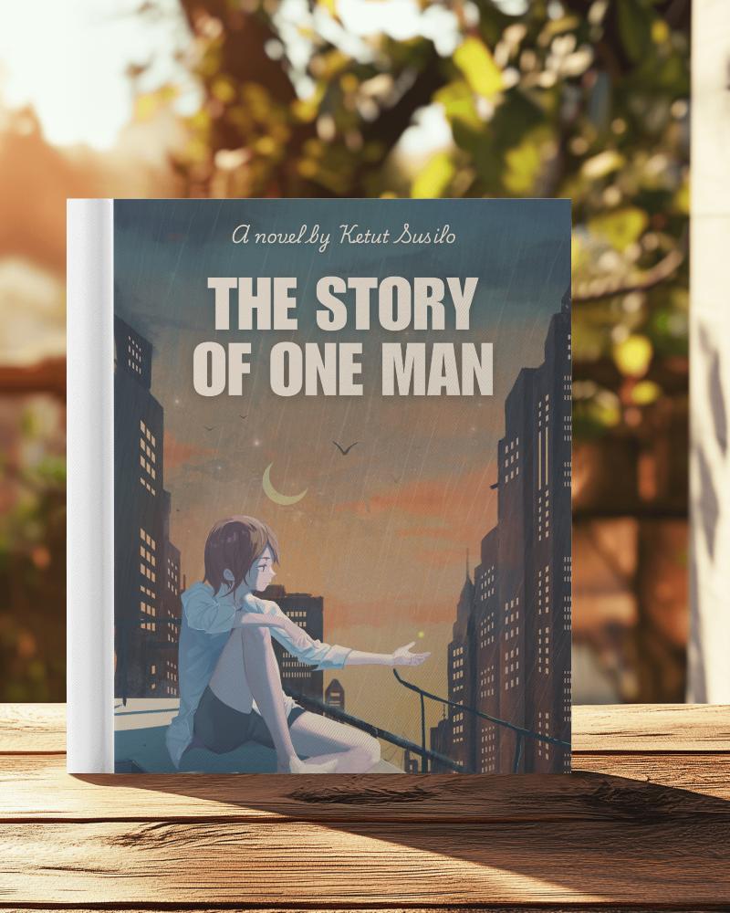 Nature Inspired Book Mockup Wooden Surface In Sunny Outdoor Light