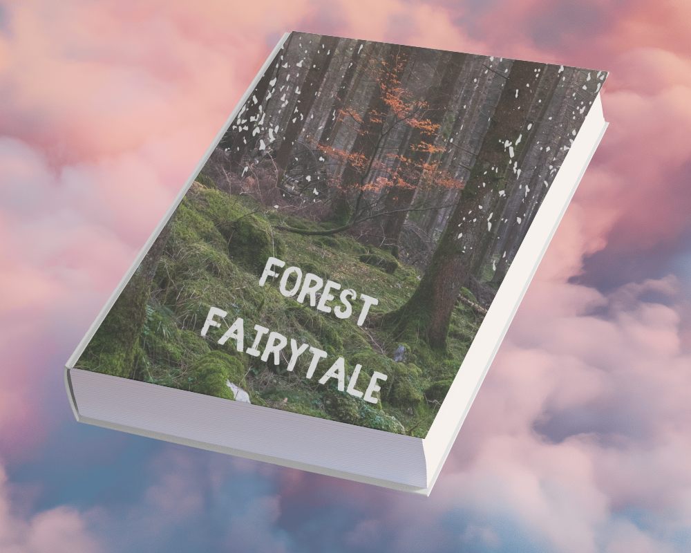 Free Book Square Mockup Hardcover Floating On Soft Pastel Cloud Background Dreamy And Aesthetic Design