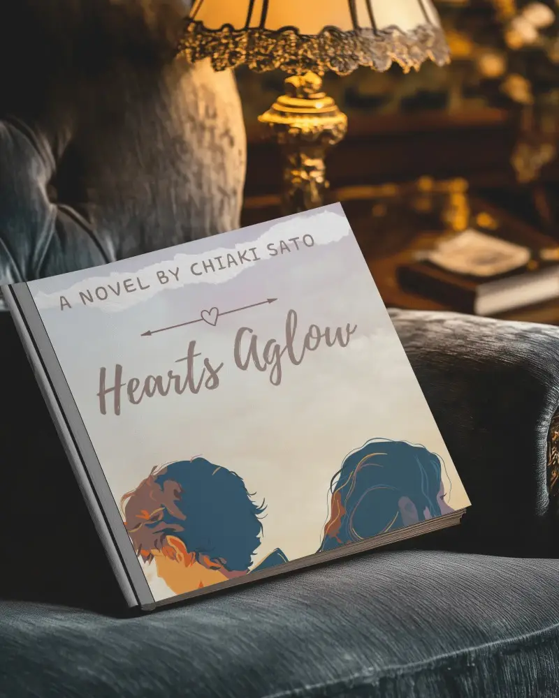 Cozy Interior Book Mockup Square Layout Resting On Classic Fabric Chair