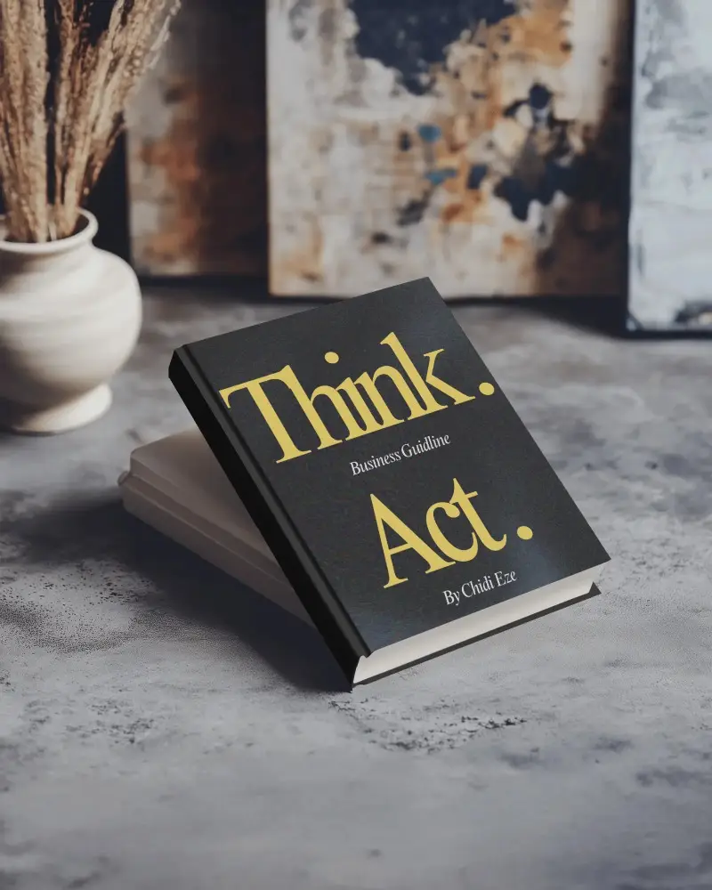 Artistic Desk Book Mockup Blank White Cover On Textured Concrete Surface 