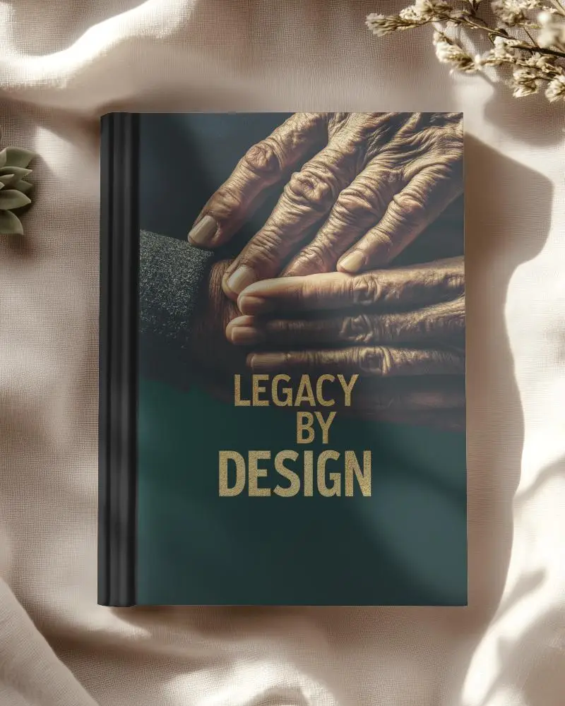 Hardcover Book Mockup Top View On Beige Fabric With Soft Shadows And Dried Floral Elements Cozy Natural Lighting And Minimal Elegant Style