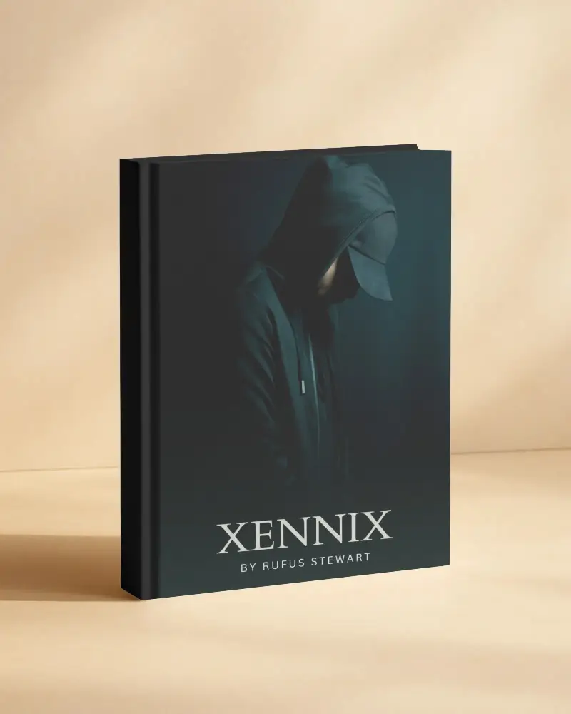 Standing White Book Mockup With Subtle Light And Shadow Clean Background Modern Layout