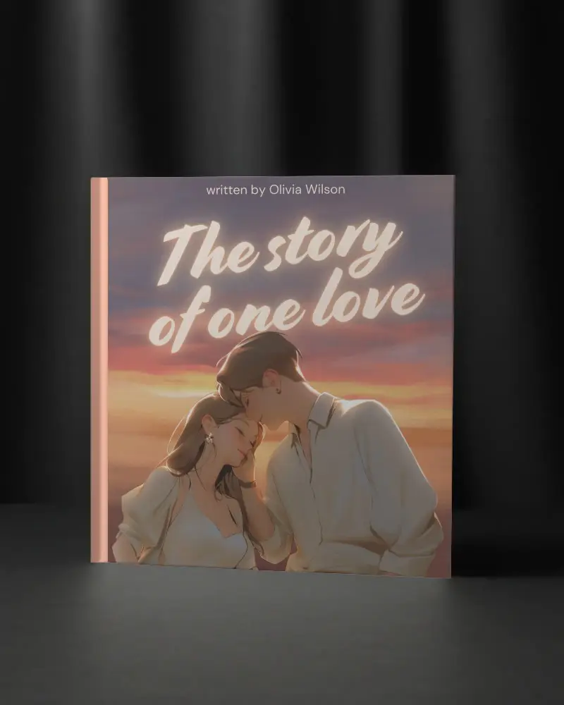 Hardcover Book Mockup Against Dark Draped Curtains Minimalist Backdrop Clean Spotlight Look