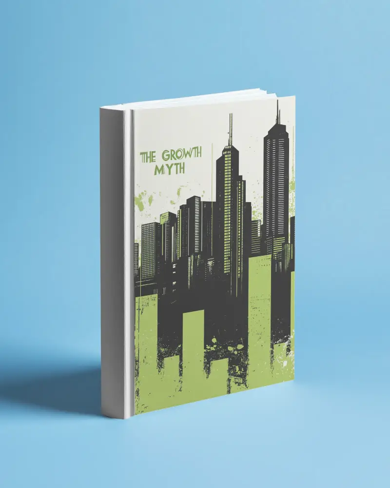 Upright White Hardcover Book Mockup Against Clean Blue Background Minimal Style