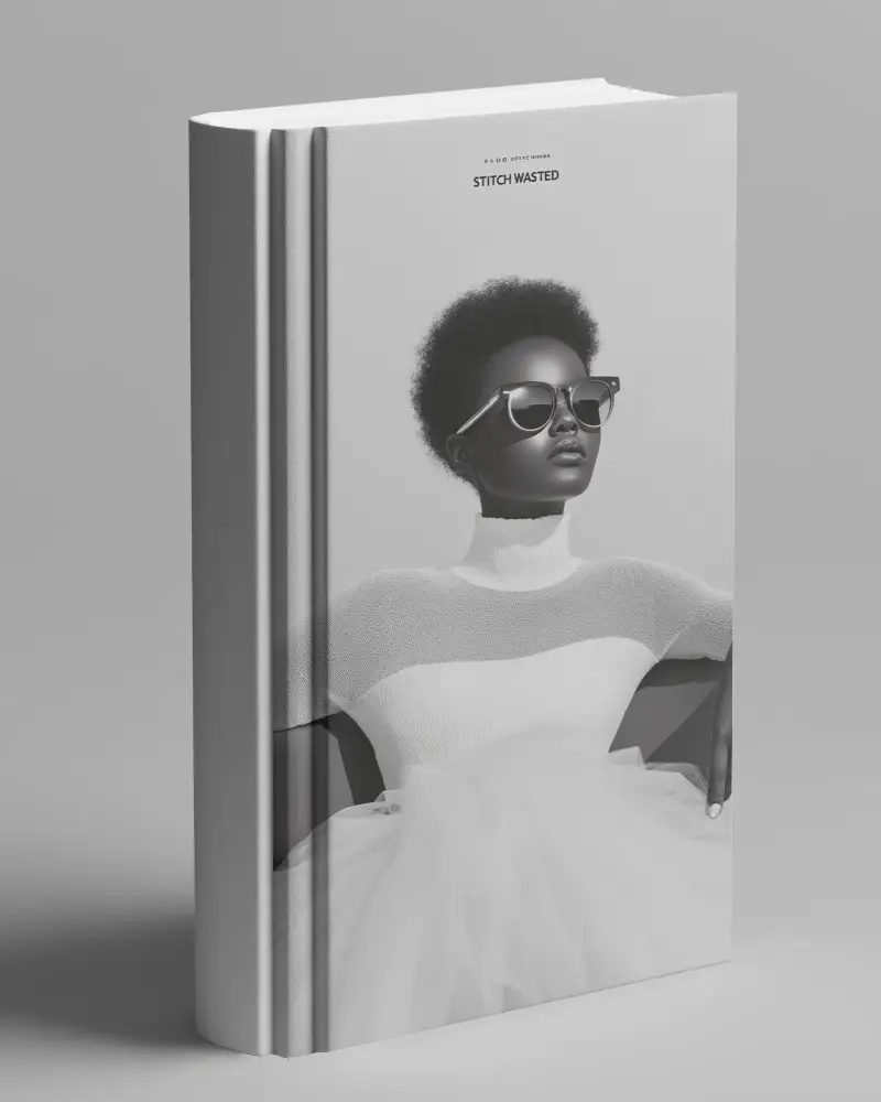 Front Facing Book Mockup Minimal Style Light Gray Scene