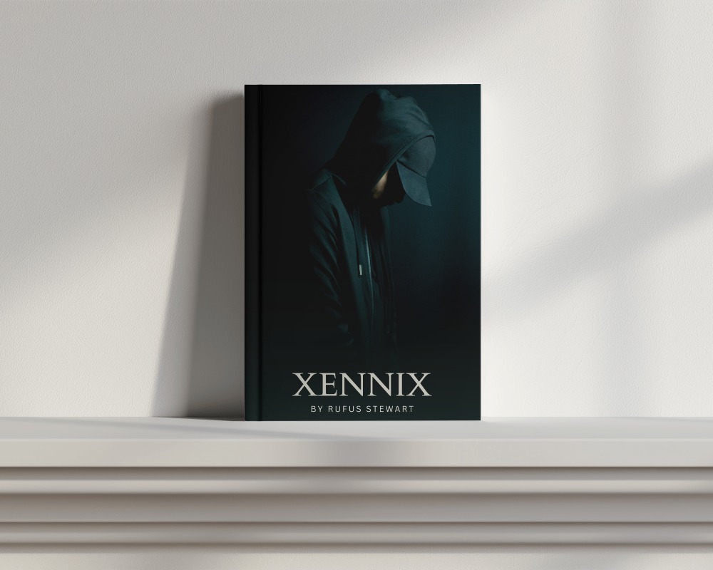 Stand Book Mockup In Daylight