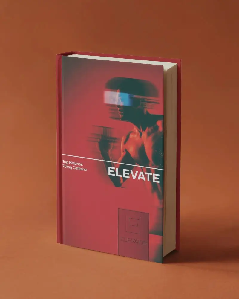 Upright A4 Book Mockup Hardcover Textured Cover On Warm Orange Background With Soft Shadow And Spine Detailing