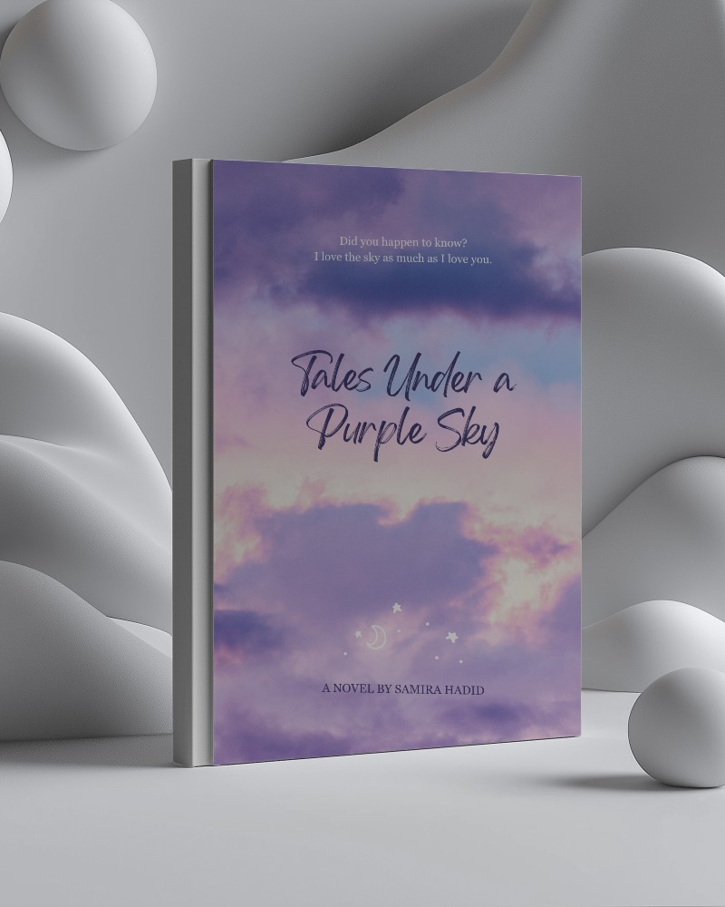 Book Cover Mockup In Abstract Geometric Setting