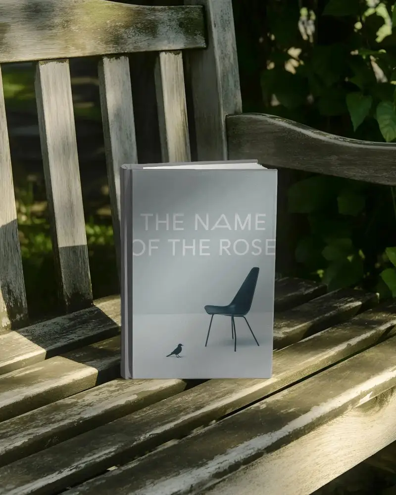 hardcover-book-mockup-on-rustic-outdoor-bench-perfect-for-nature-inspired-book-designs