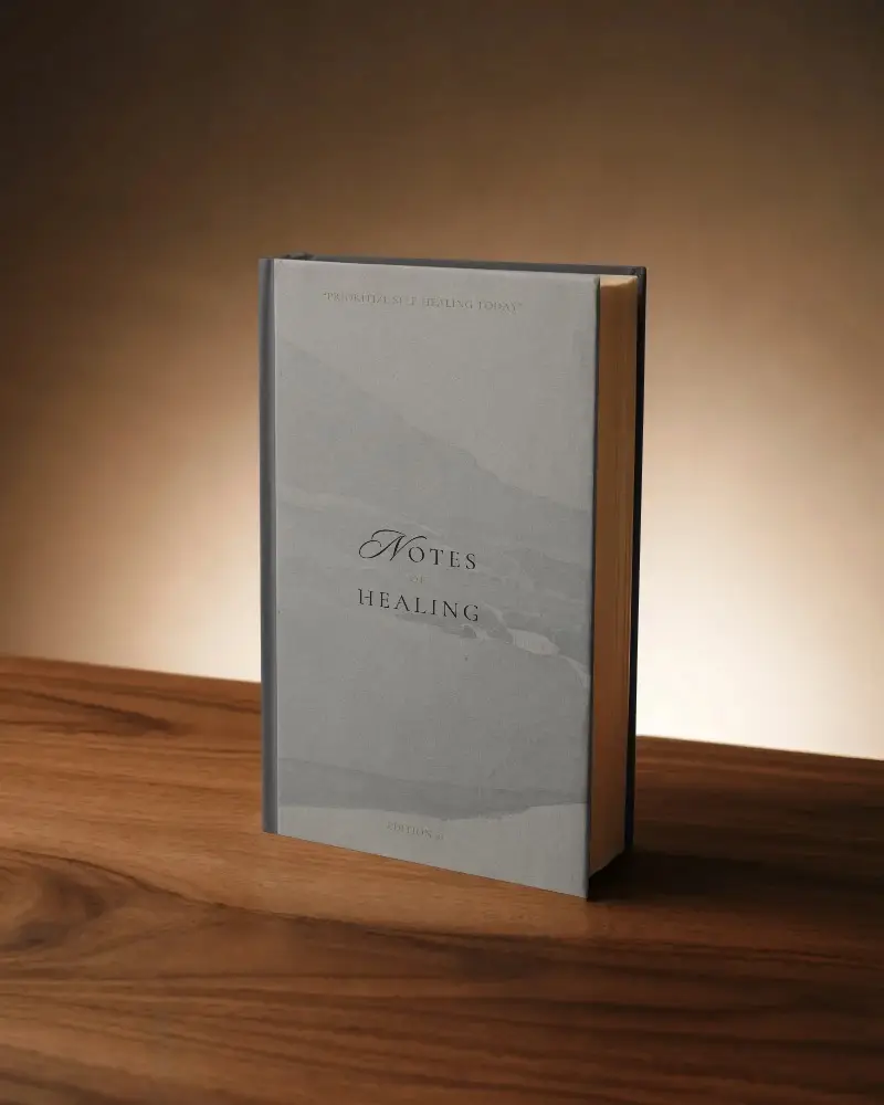 Hardcover Book Mockup On Wood Surface With Minimalist Studio Background For Designs