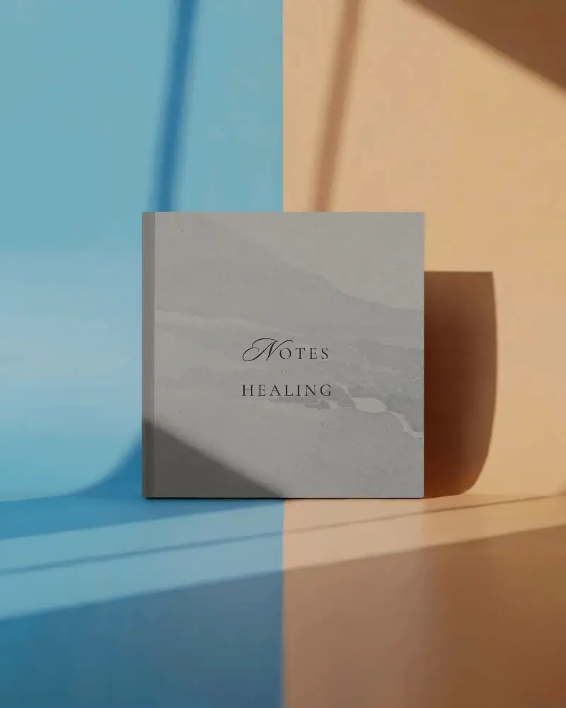 Hardcover Book Mockup On Abstract Background For Modern Publishing And Print Design