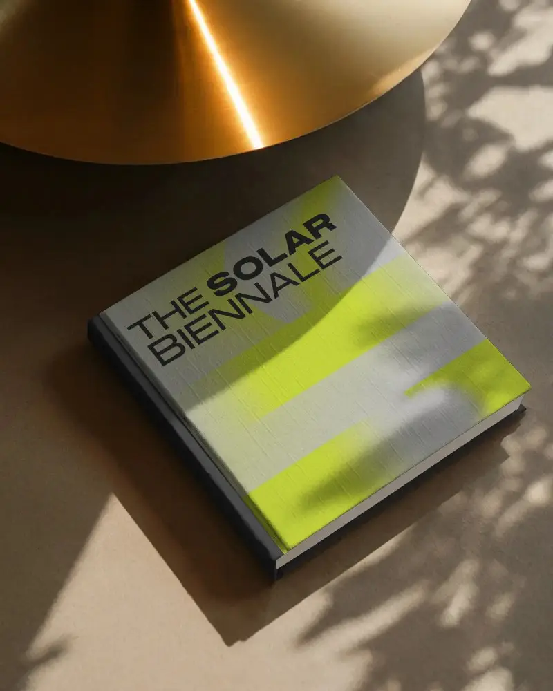 Hardcover Book Mockup With Natural Light And Shadow For Professional Presentation