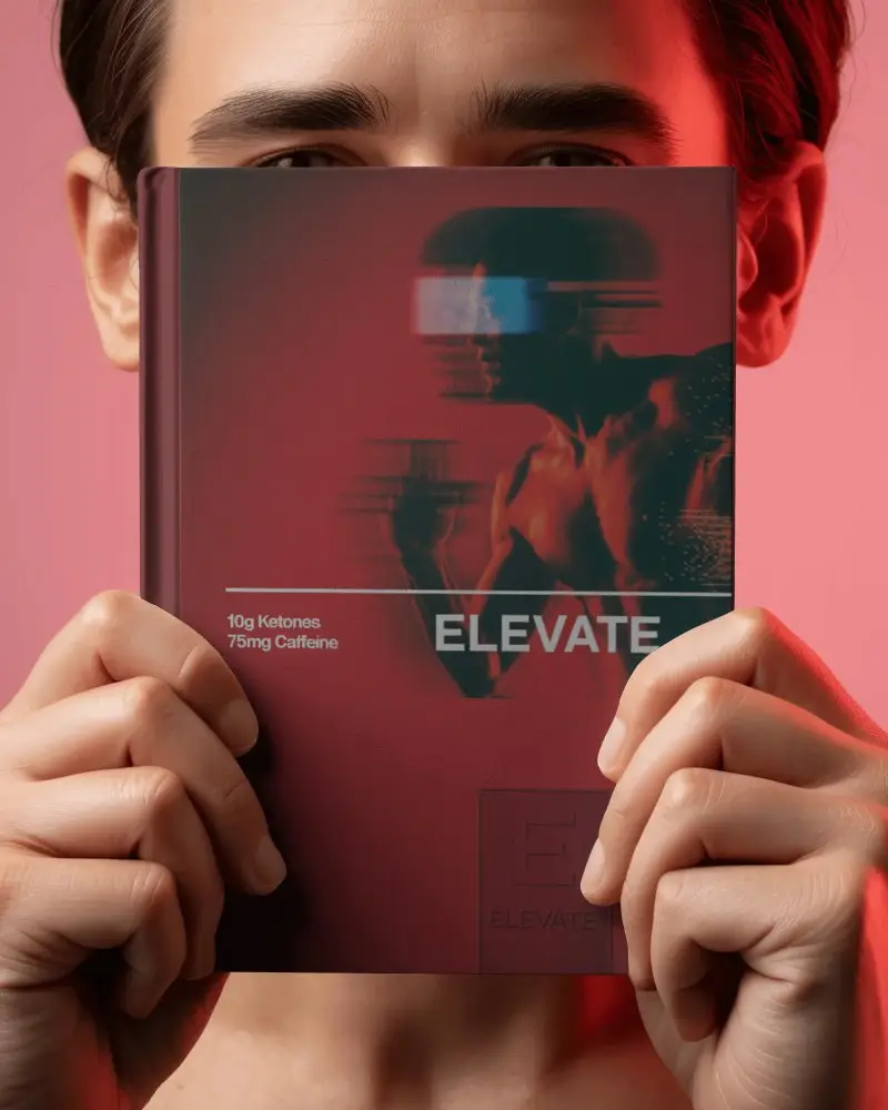 Realistic Hands Showing Book Front Cover Mockup For Printing Project