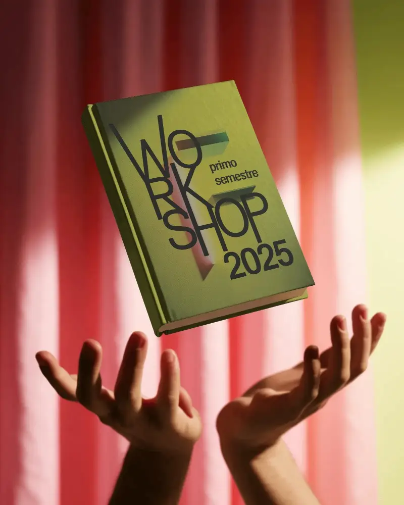 Hardcover Book Mockup Floating Above Open Hands Background With Soft Light Filter Effect