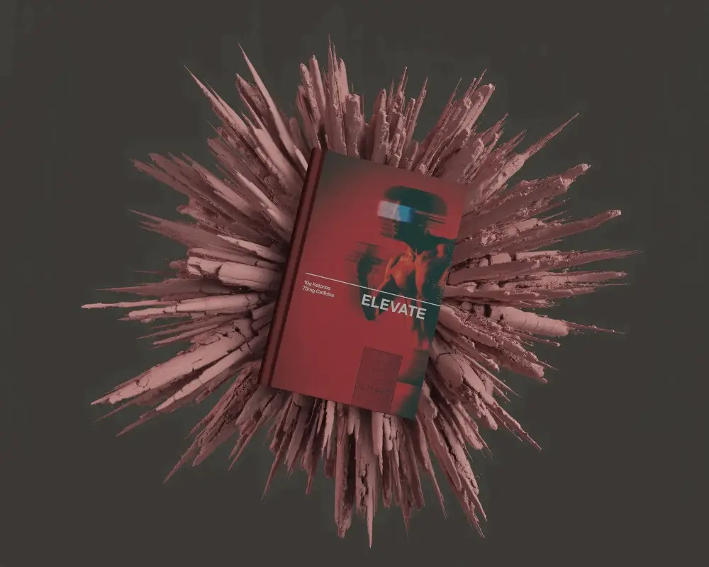 Hardcover Book Mockup With Radial Texture Background For Creative Publishing Design Presentation