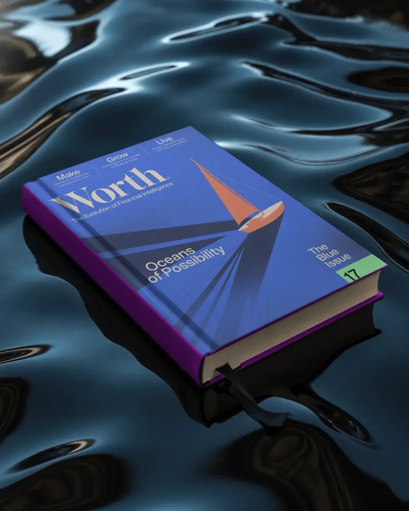 Blank Hardcover Book Mockup Positioned On Shiny Dark Textured Water Like Surface