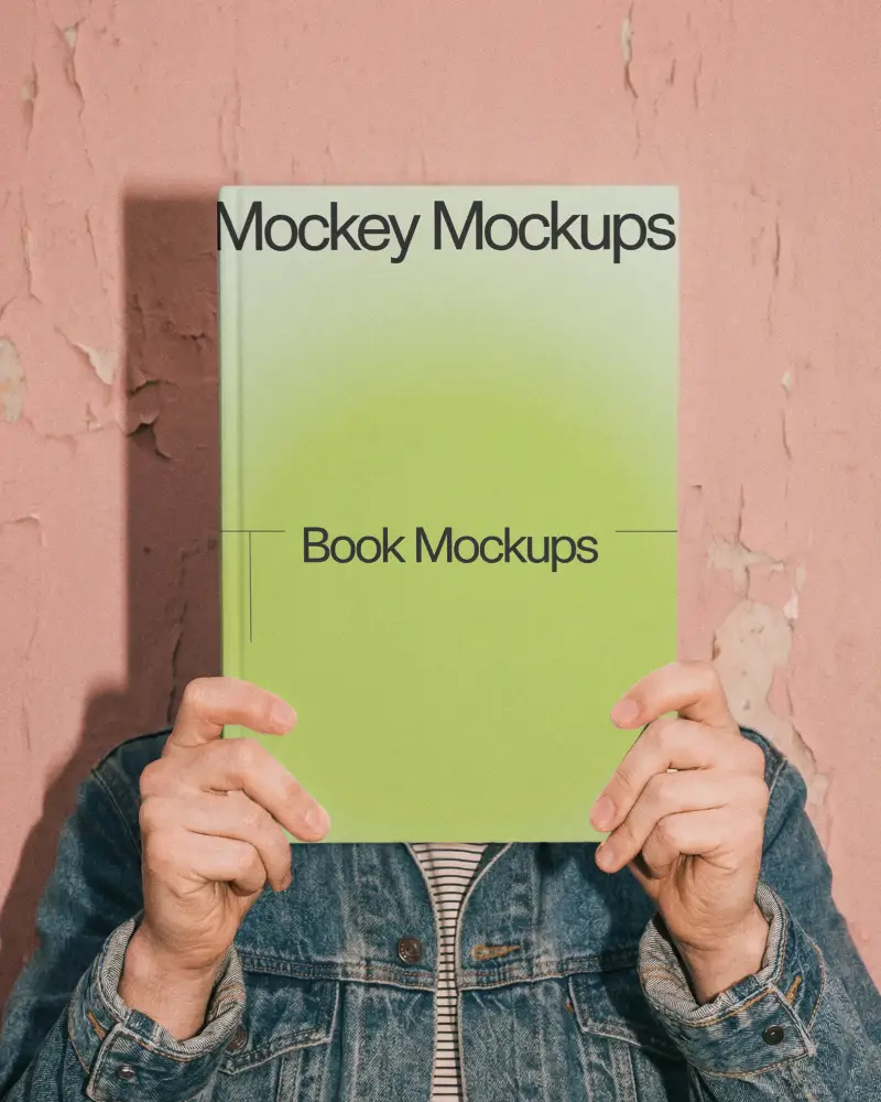 Blank Hardcover Book Mockup For Custom Designs And Creative Cover Presentations