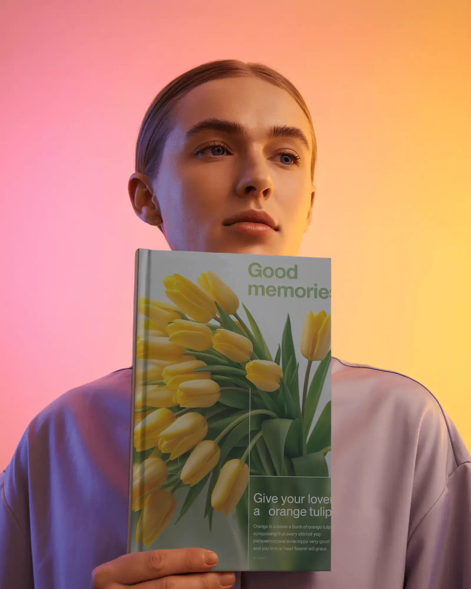 Professional Modern Book Mockup With Clean Minimalist Design For Easy Customization