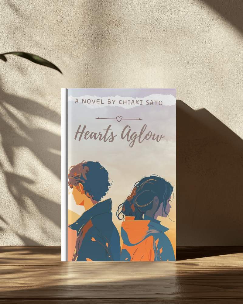 Sunlit Wooden Table Book Mockup Textured Wall Shadow Play Natural Lighting