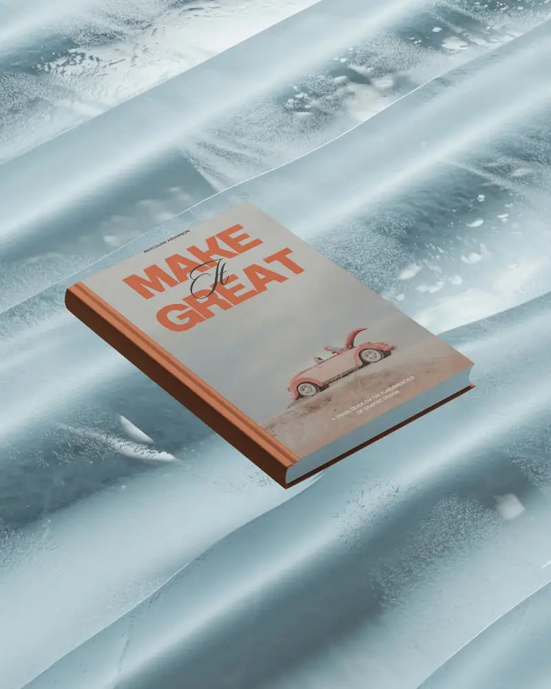 Premium Book Mockup Hd Floating Isolated On Flowing Transparent Texture