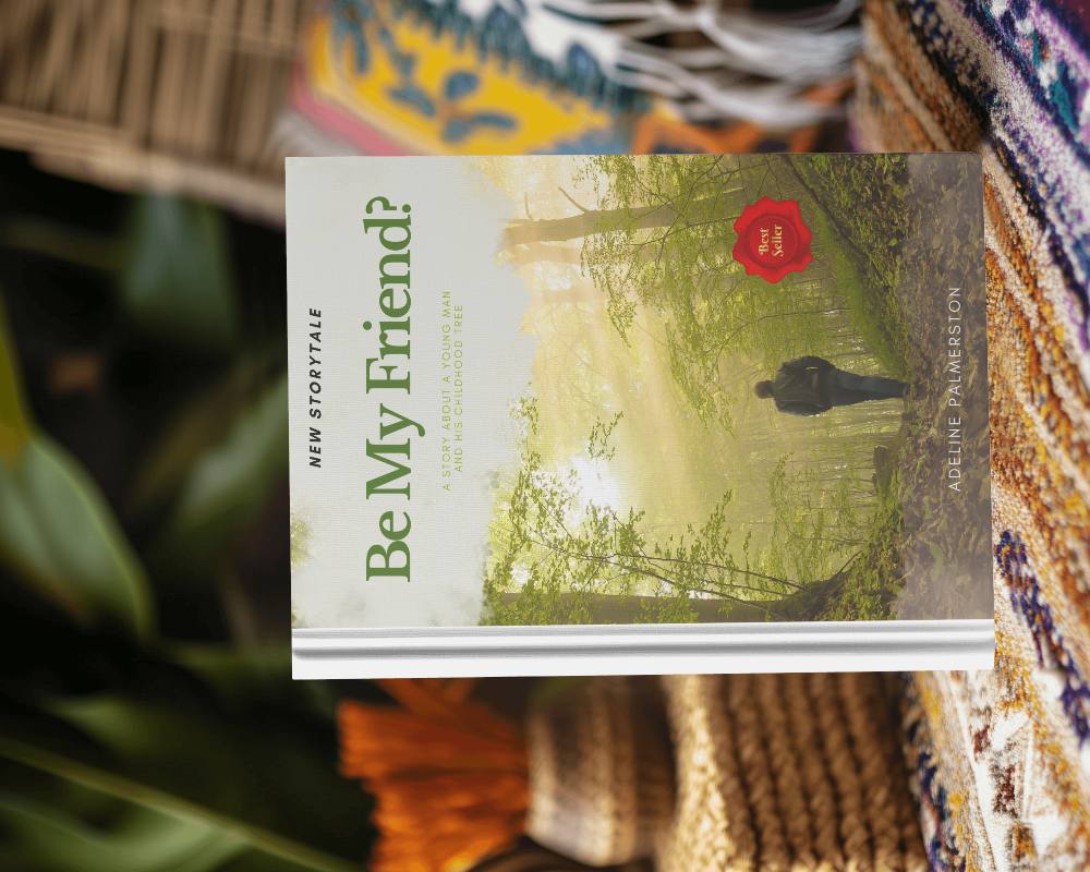 Bohemian Style Book Mockup Patterned Rug Earthy Tones And Warm Ambiance