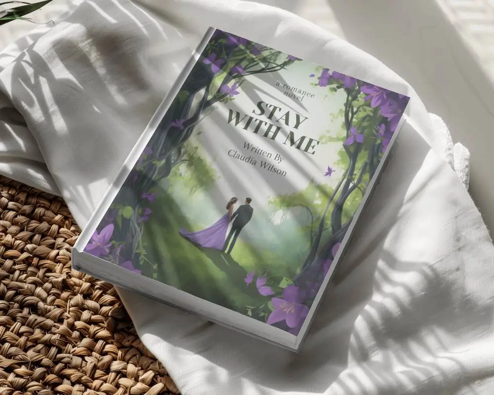 Book Mockup Aesthetic Photoshoot On Mat For Advertising