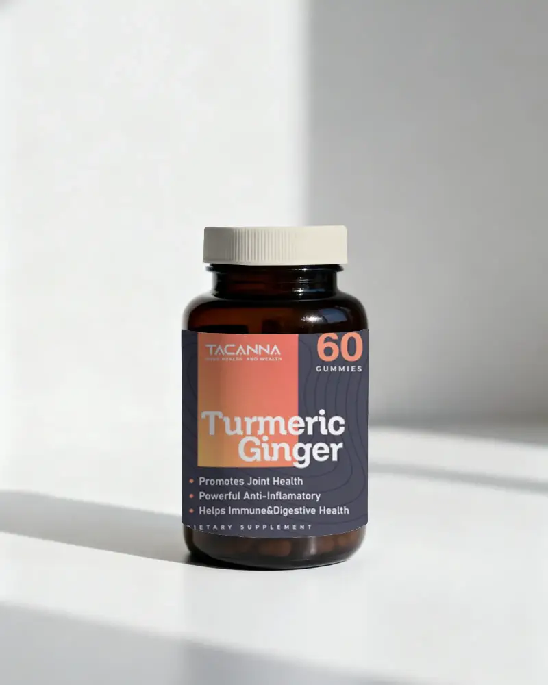 Medicine Bottle Mockup Amber Glass With Blank Label And White Screw Cap For Branding