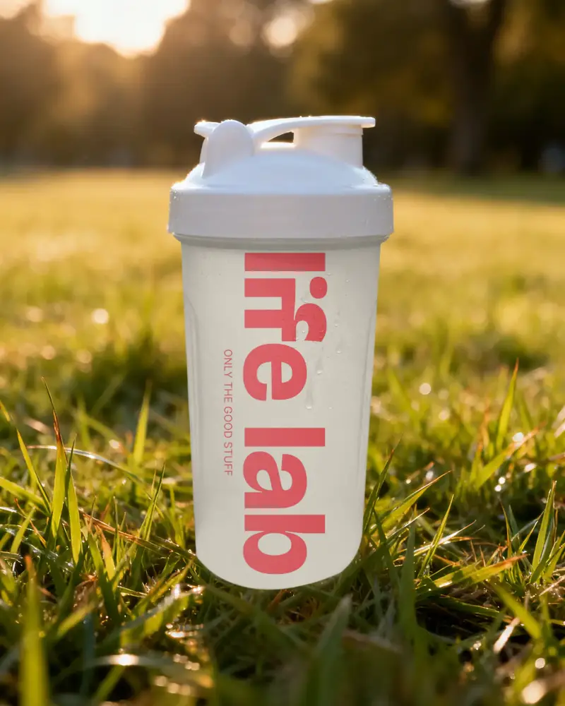 Sport Shaker Bottle Mockup For Protein Shakes And Nutrition Supplements