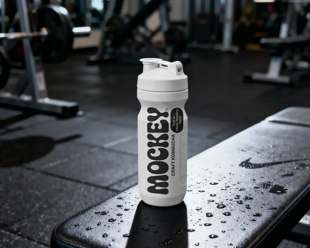 Sports Protein Shaker Bottle Mockup Textured Grip Designed For Fitness Enthusiasts And Athletes