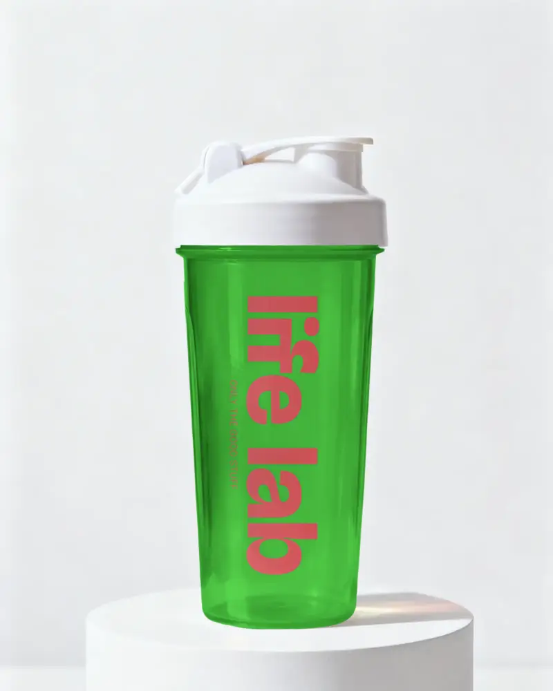 Sleek Portable Shaker Bottle Mockup Leakproof Flip Cap For Protein Nutrition And Smoothies