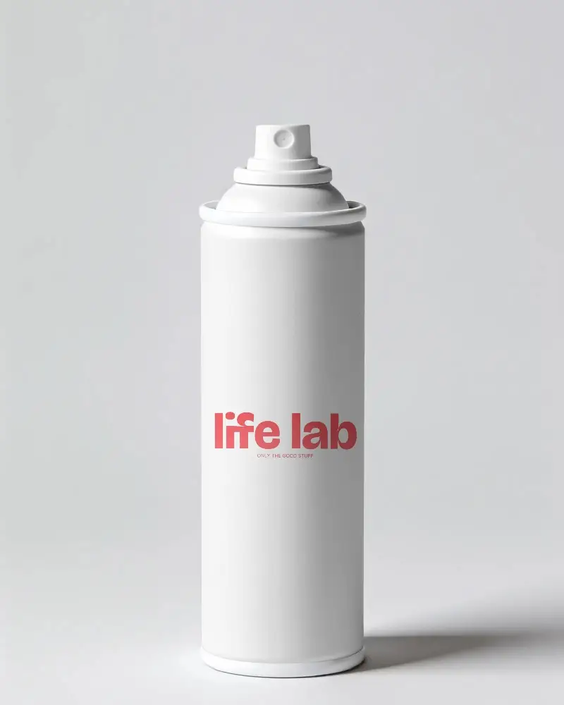 High Detail Spray Bottle Mockup With Removable Cap For Branding And Marketing Visuals