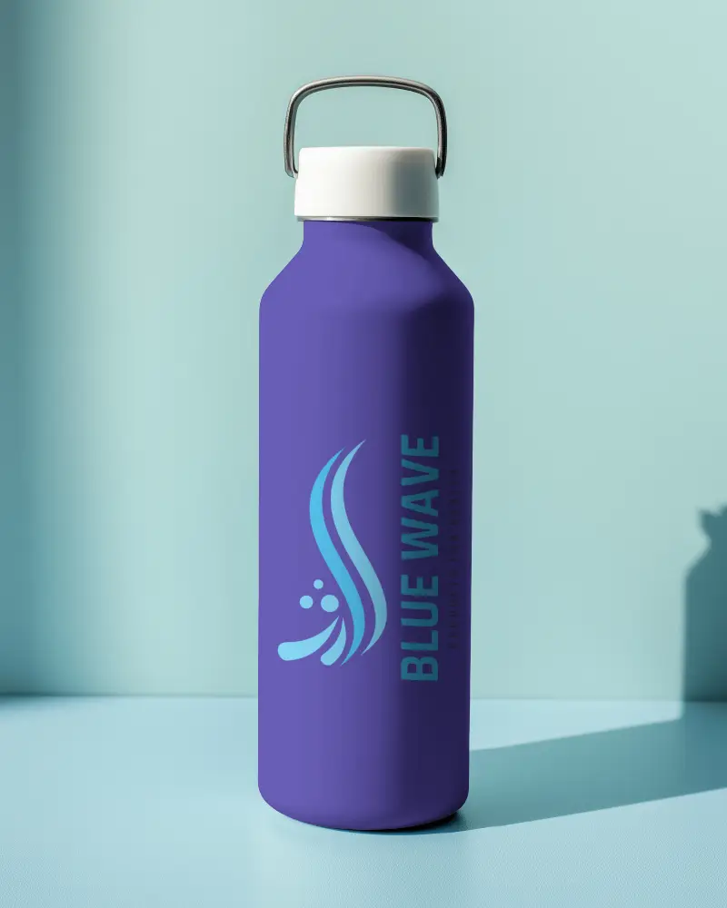 Eco Friendly Travel Bottle Mockup With Luxury Tropical Design And Sustainable Premium Materials