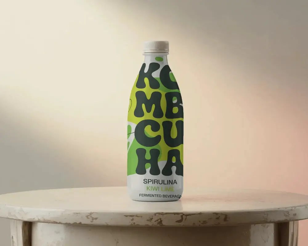 Sleek Modern Liquid Container Bottle Mockup For Branding And Product Presentation