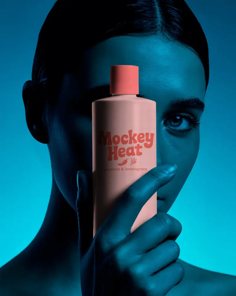 Sleek Modern Bottle Mockup For Luxury Cosmetic Packaging And Beauty Product Presentation