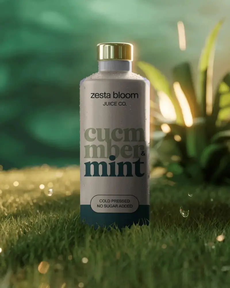 Realistic Product Bottle Mockup For Branding And Cosmetic Label Design Presentation