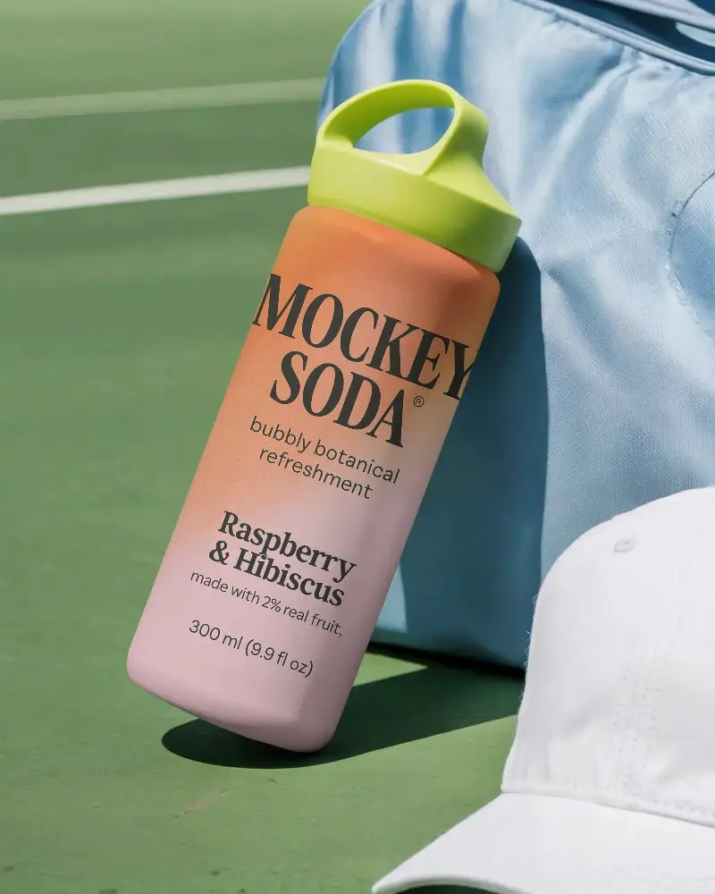 Reusable Sports Water Bottle Mockup With Carry Handle For Outdoor Fitness And Gym Use