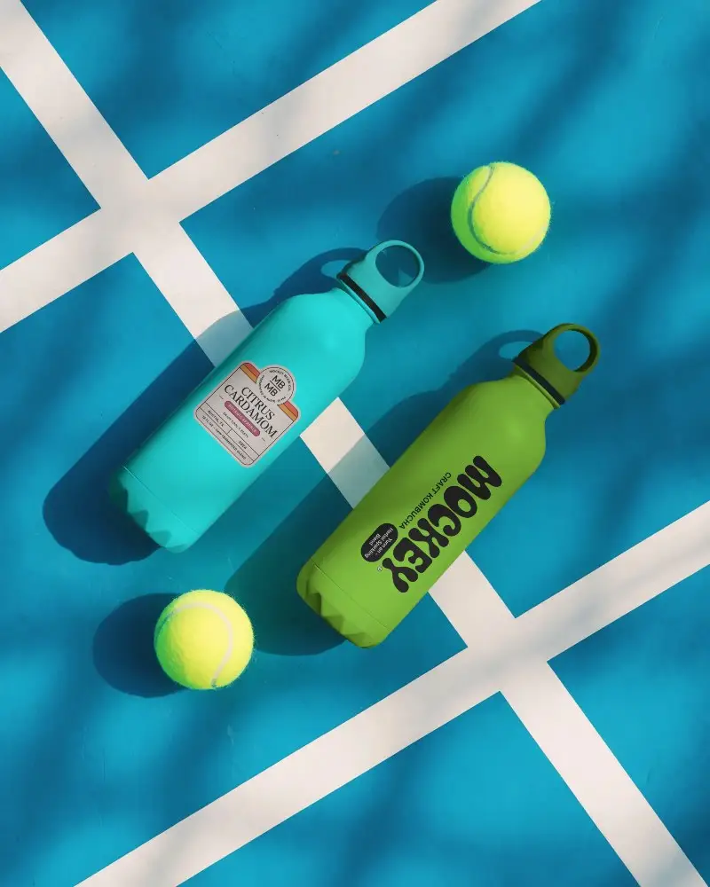 Reusable Sports Water Bottle Mockup For Active Lifestyle And Outdoor Hydration Brands