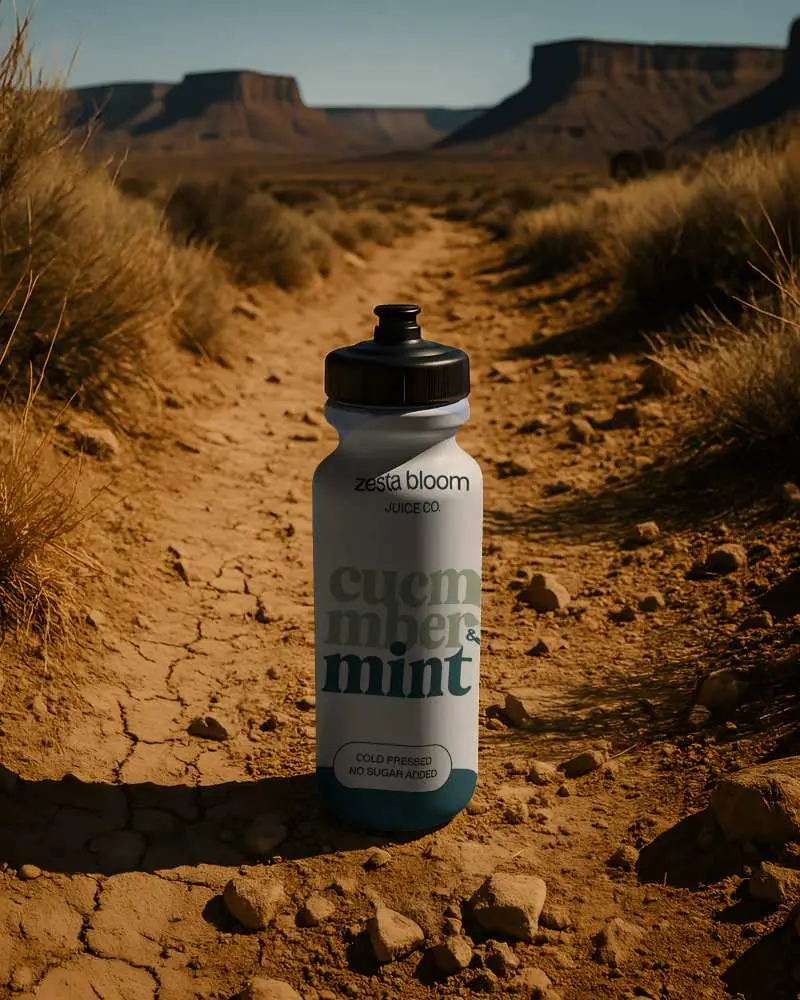 Eco Friendly Reusable Drink Bottle Template For Active Lifestyle Branding 0175