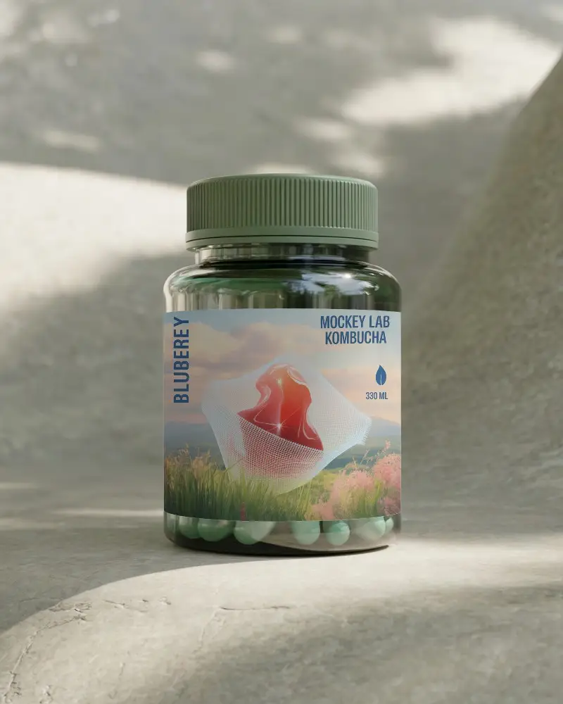 Premium Vitamin Supplement Bottle Mockup For Healthcare And Nutrition Brand Presentation 0204