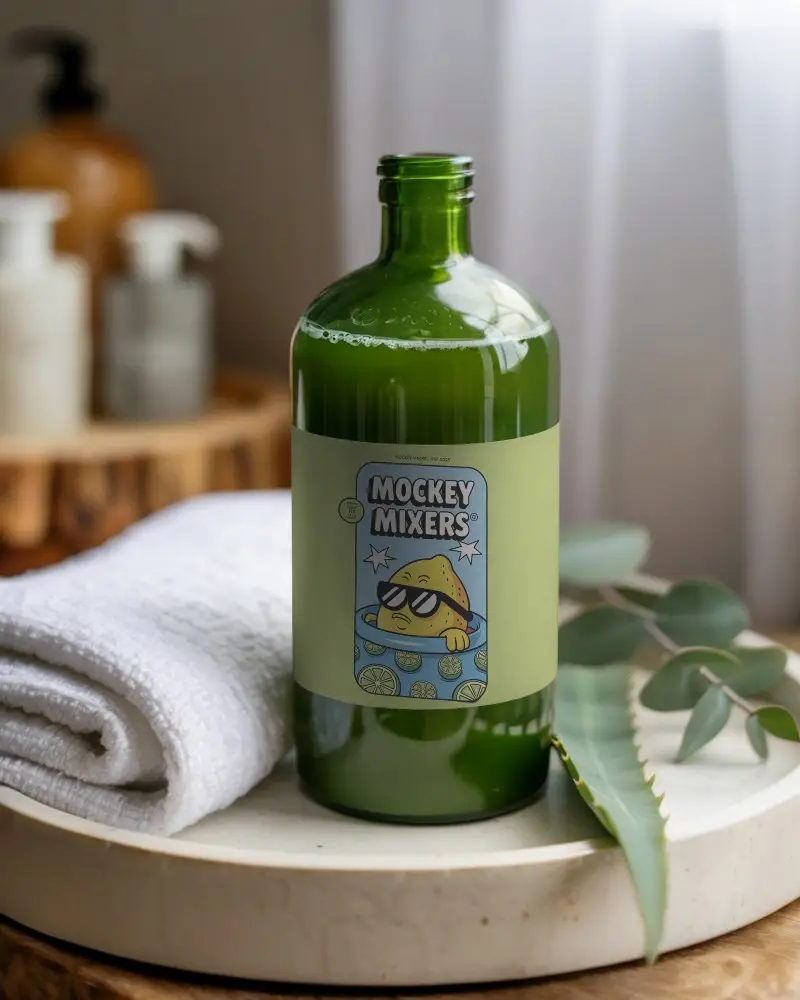 Elegant Reusable Bottle Mockup For Organic Essentials And Liquid Cosmetics 0275