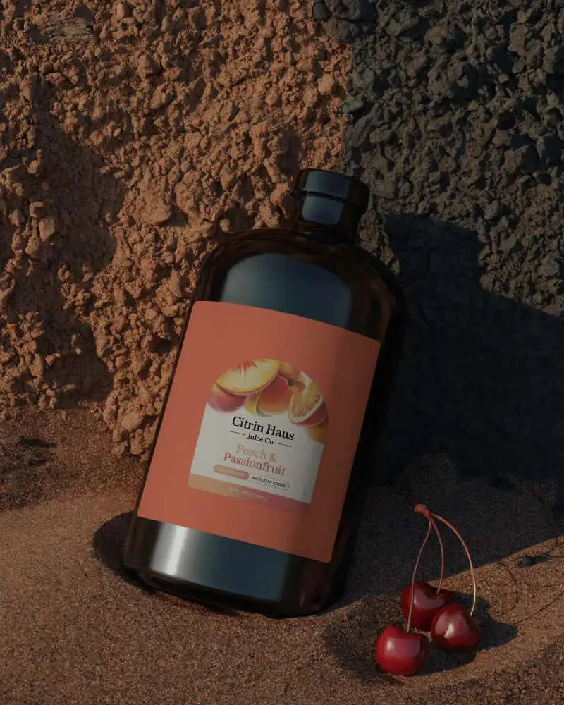 Sleek Glass Bottle Mockup For Branding And Packaging Design Presentations 0426