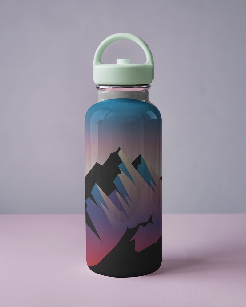 Aesthetic Bottle Mockup With Subtle Lighting And Muted Color Palette Elegant And Contemporary Branding 043