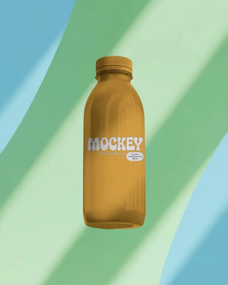 Reusable Plastic Bottle Mockup For Product Packaging Branding And Label Design Presentation