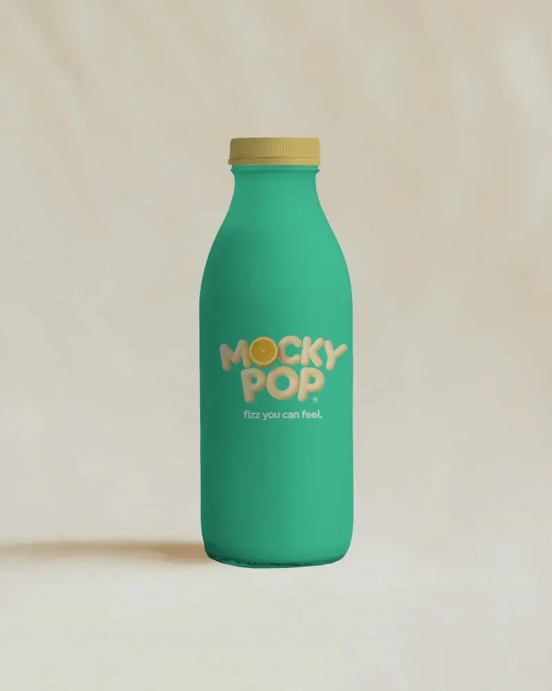 Premium Quality Smooth Rounded Bottle Mockup For Product Packaging And Branding Designs