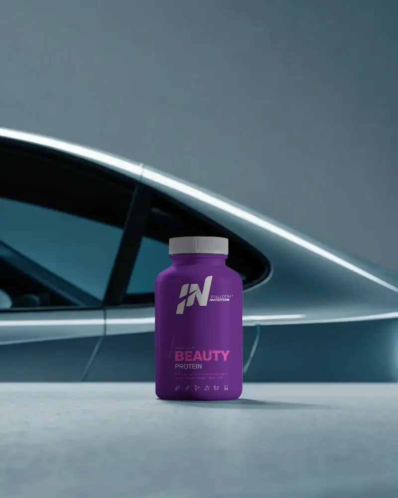 Premium Nutritional Supplement Container Mockup For Branding And Packaging Design