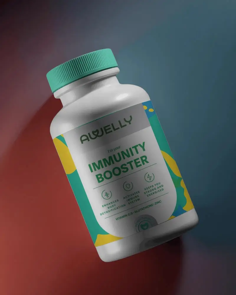 Blank Plastic Pill Bottle Mockup For Supplement Packaging Design Presentation