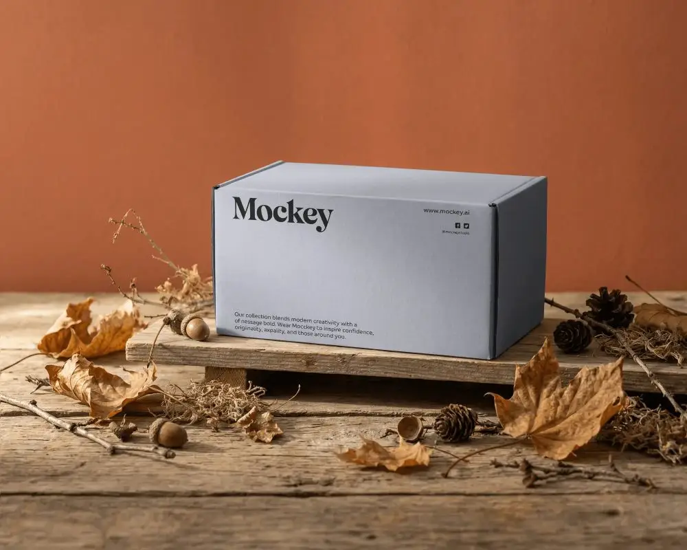 Stylish Minimalist Rigid Box Mockup Ideal For Luxury Gift Packaging And Premium Product Display