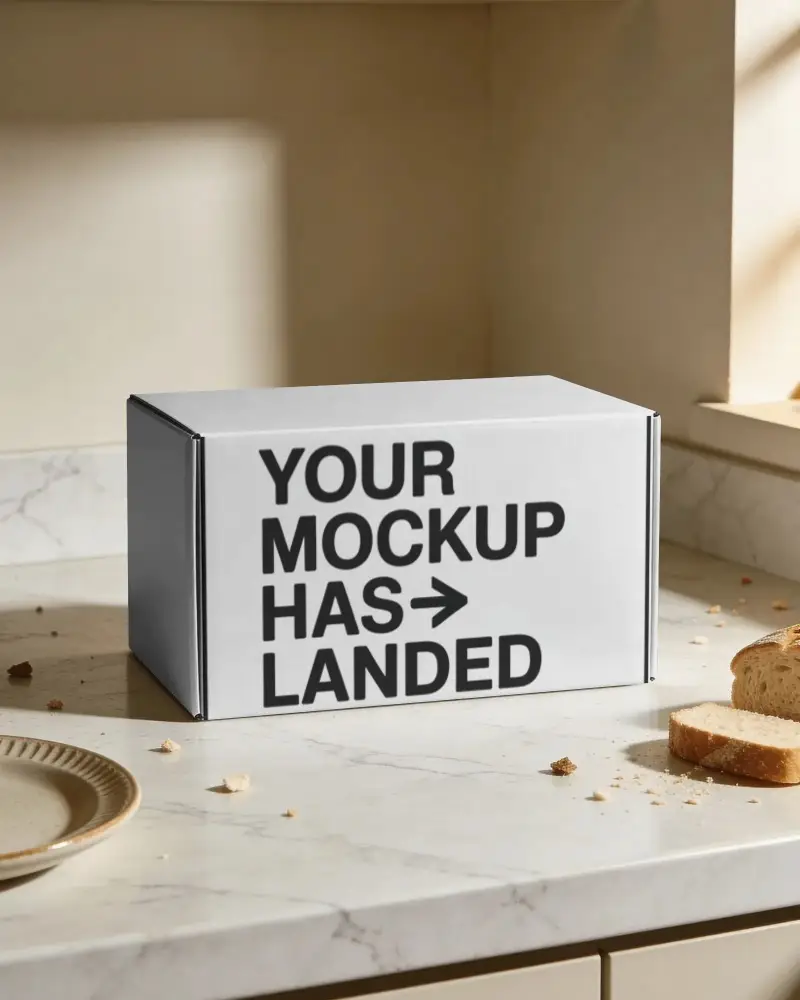 Sturdy Customizable Shipping Box Mockup For Secure Ecommerce Packaging And Safe Delivery